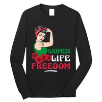 Women Life Freedom, Support Women Iran, Cute Iranian Women Long Sleeve Shirt