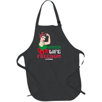 Women Life Freedom, Support Women Iran, Cute Iranian Women Full-Length Apron With Pockets