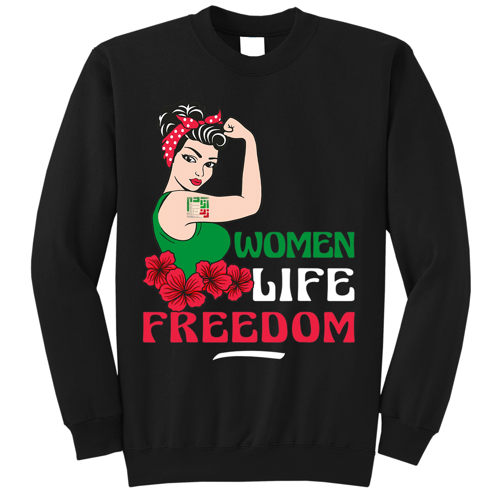 Women Life Freedom, Support Women Iran, Cute Iranian Women Sweatshirt