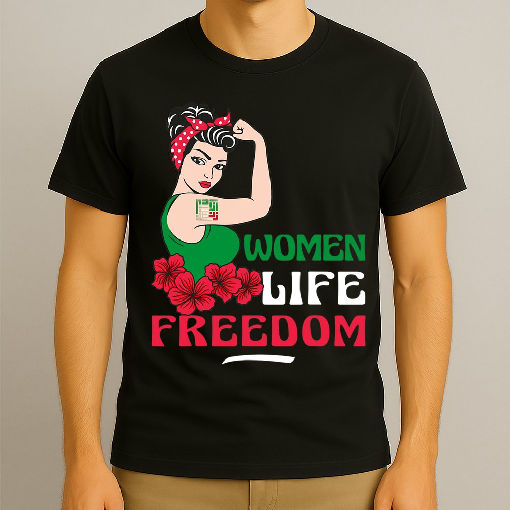 Women Life Freedom, Support Women Iran, Cute Iranian Women T-Shirt