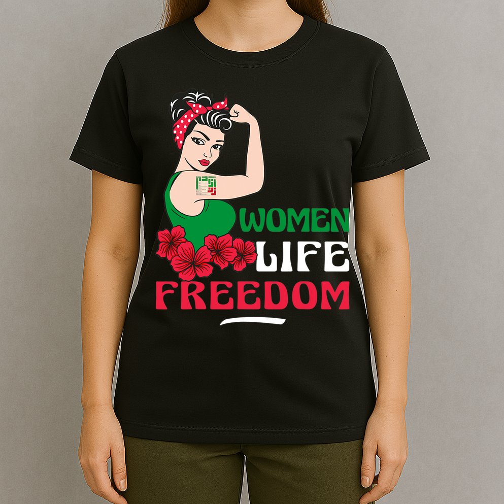 Women Life Freedom, Support Women Iran, Cute Iranian Women T-Shirt