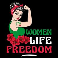 Women Life Freedom, Support Women Iran, Cute Iranian Women T-Shirt