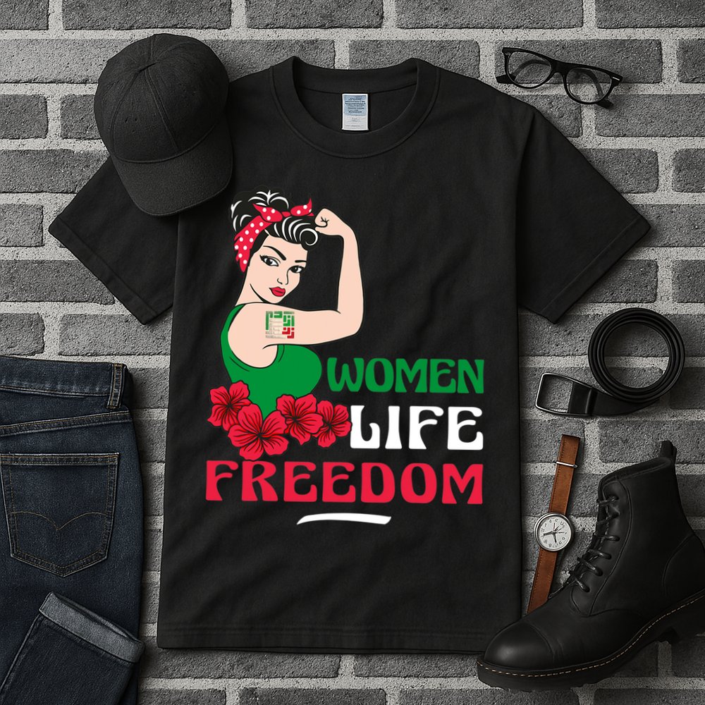 Women Life Freedom, Support Women Iran, Cute Iranian Women Tall T-Shirt