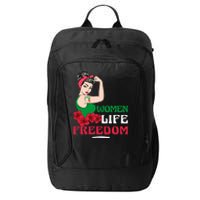 Women Life Freedom, Support Women Iran, Cute Iranian Women City Backpack