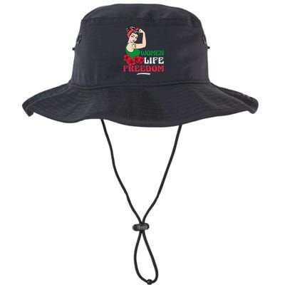 Women Life Freedom, Support Women Iran, Cute Iranian Women Legacy Cool Fit Booney Bucket Hat