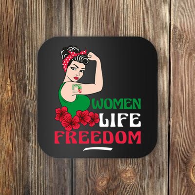 Women Life Freedom, Support Women Iran, Cute Iranian Women Coaster