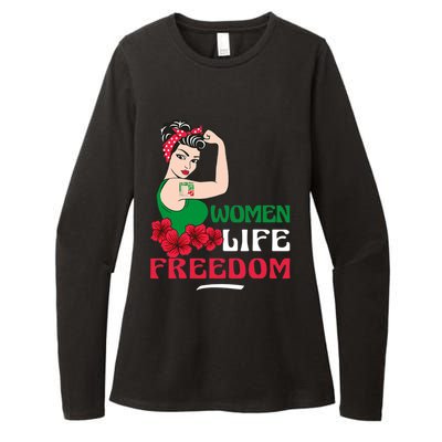 Women Life Freedom, Support Women Iran, Cute Iranian Women Womens CVC Long Sleeve Shirt