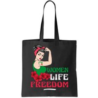 Women Life Freedom, Support Women Iran, Cute Iranian Women Tote Bag