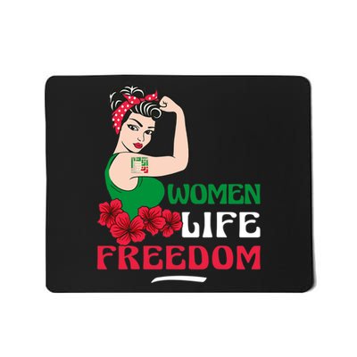 Women Life Freedom, Support Women Iran, Cute Iranian Women Mousepad