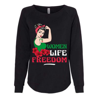 Women Life Freedom, Support Women Iran, Cute Iranian Women Womens California Wash Sweatshirt