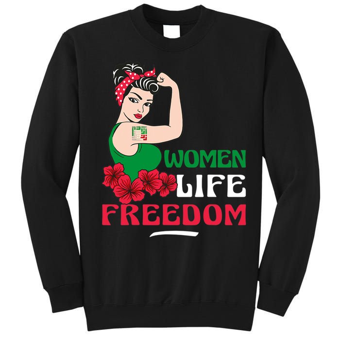 Women Life Freedom, Support Women Iran, Cute Iranian Women Tall Sweatshirt