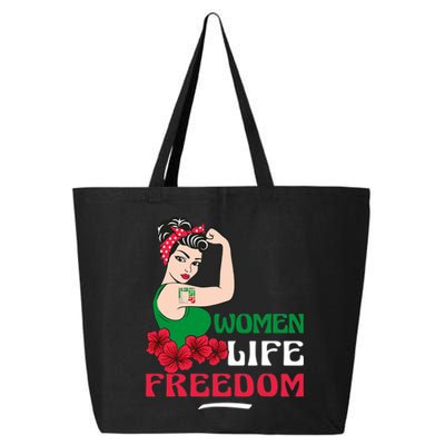 Women Life Freedom, Support Women Iran, Cute Iranian Women 25L Jumbo Tote