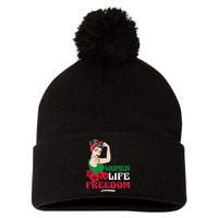 Women Life Freedom, Support Women Iran, Cute Iranian Women Pom Pom 12in Knit Beanie