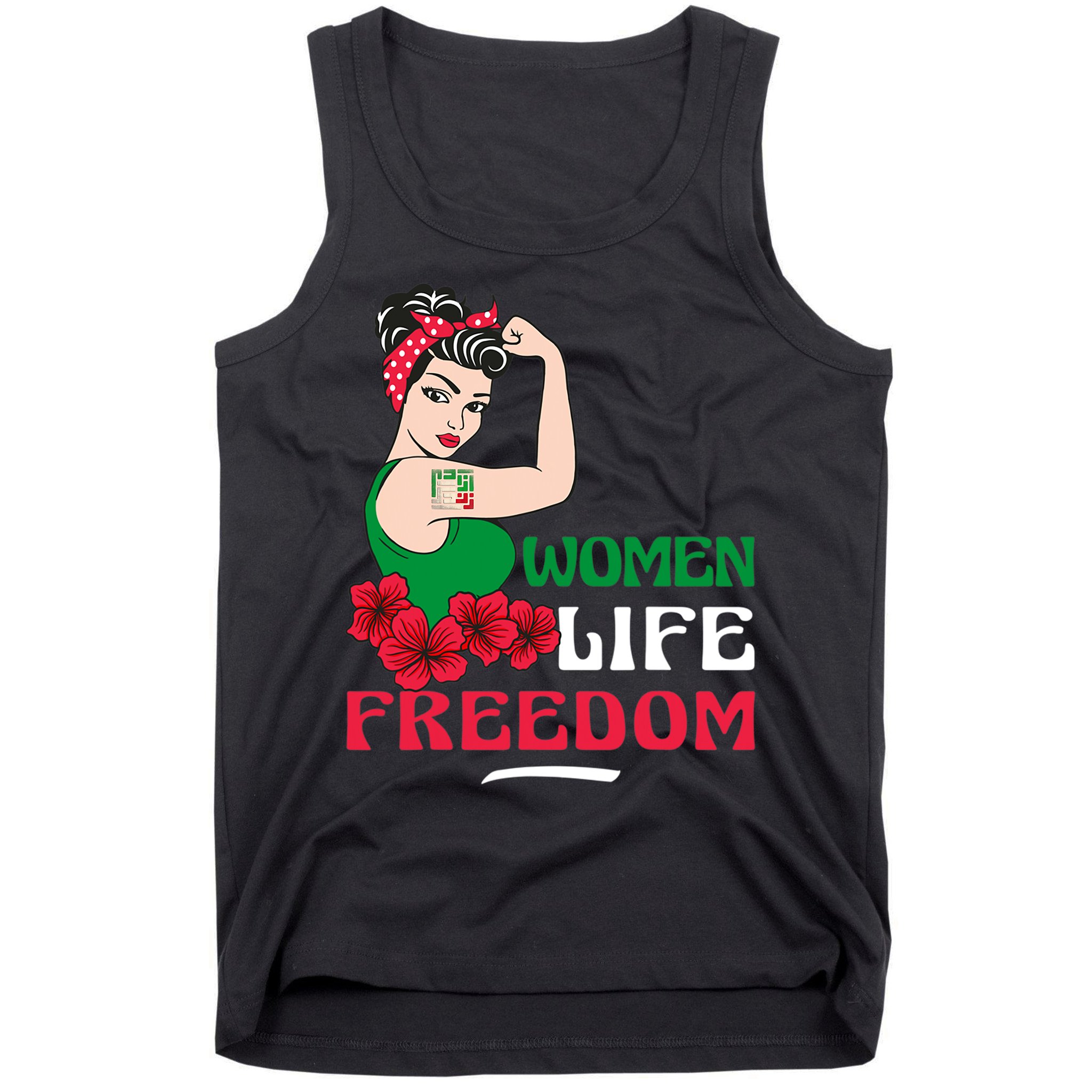 Women Life Freedom, Support Women Iran, Cute Iranian Women Tank Top