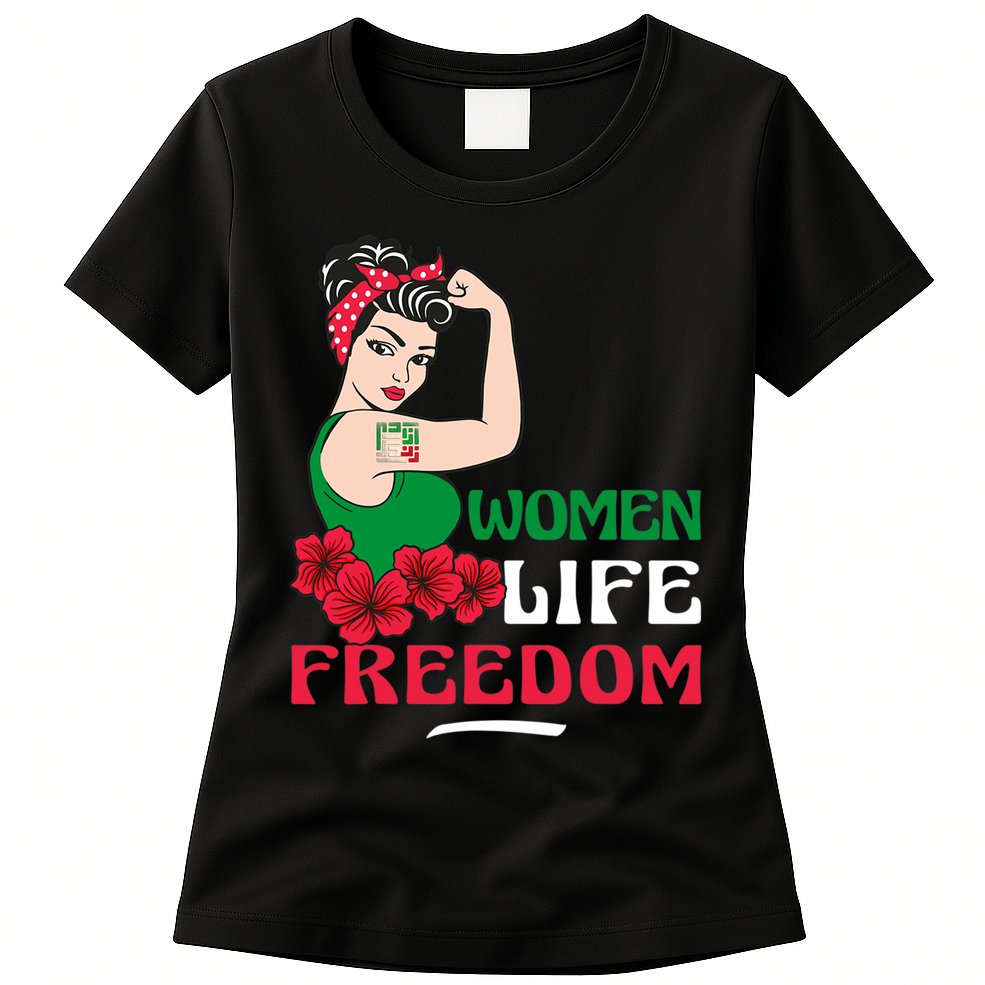 Women Life Freedom, Support Women Iran, Cute Iranian Women Womens T-Shirt