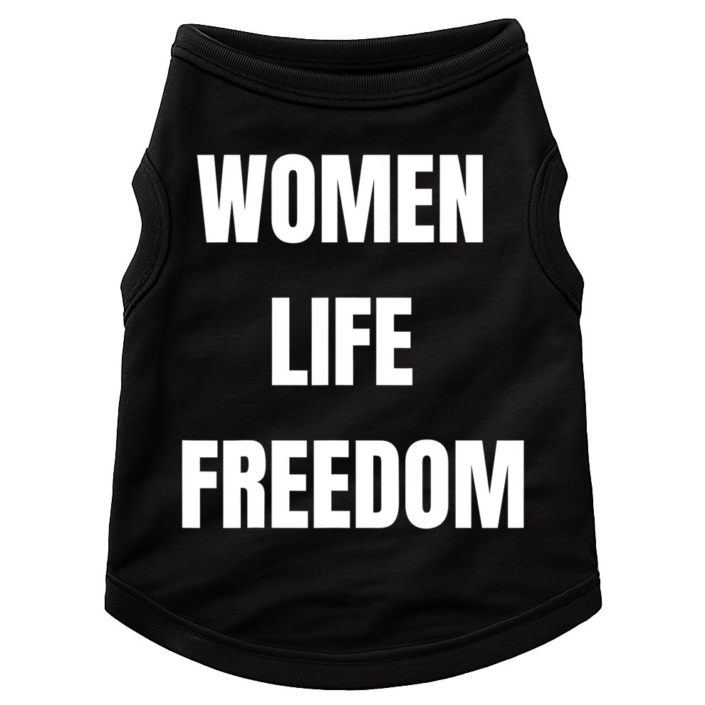 Women Life Freedom Stand With Women Of Iran Doggie Tank