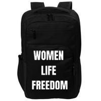 Women Life Freedom Stand With Women Of Iran Impact Tech Backpack