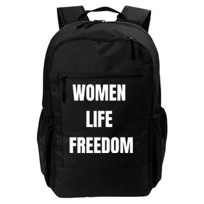 Women Life Freedom Stand With Women Of Iran Daily Commute Backpack