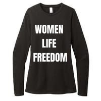 Women Life Freedom Stand With Women Of Iran Womens CVC Long Sleeve Shirt