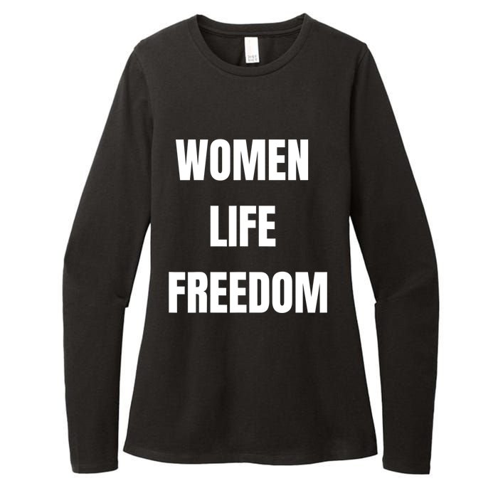 Women Life Freedom Stand With Women Of Iran Womens CVC Long Sleeve Shirt