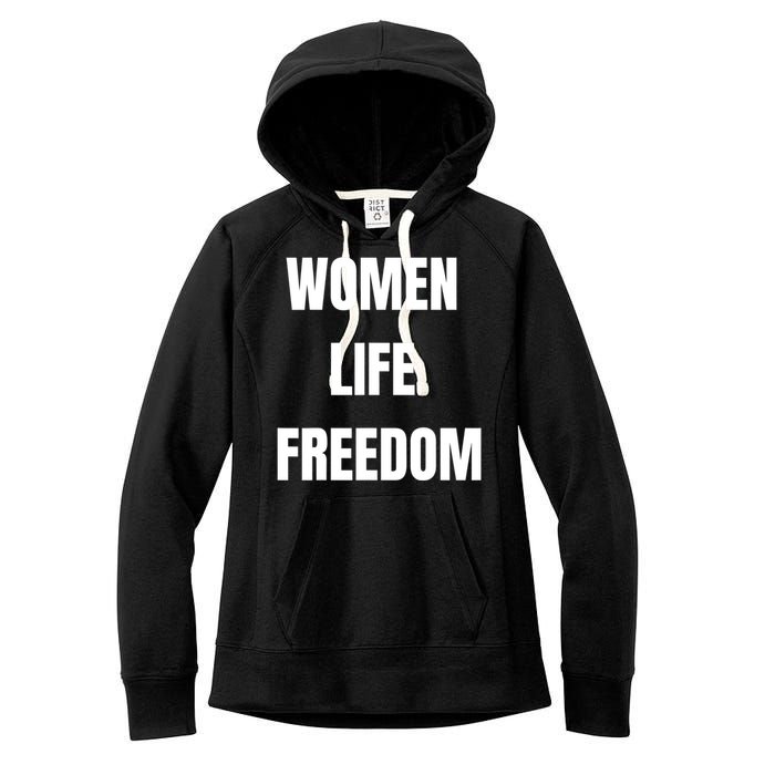 Women Life Freedom Stand With Women Of Iran Women's Fleece Hoodie