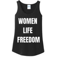 Women Life Freedom Stand With Women Of Iran Ladies Essential Tank