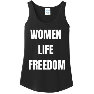 Women Life Freedom Stand With Women Of Iran Ladies Essential Tank