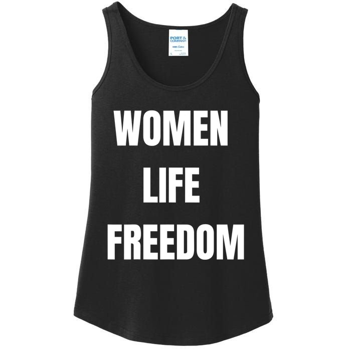 Women Life Freedom Stand With Women Of Iran Ladies Essential Tank