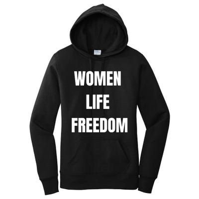 Women Life Freedom Stand With Women Of Iran Women's Pullover Hoodie