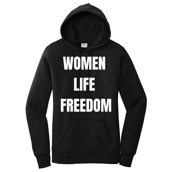 Women Life Freedom Stand With Women Of Iran Women's Pullover Hoodie