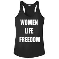 Women Life Freedom Stand With Women Of Iran Ladies PosiCharge Competitor Racerback Tank