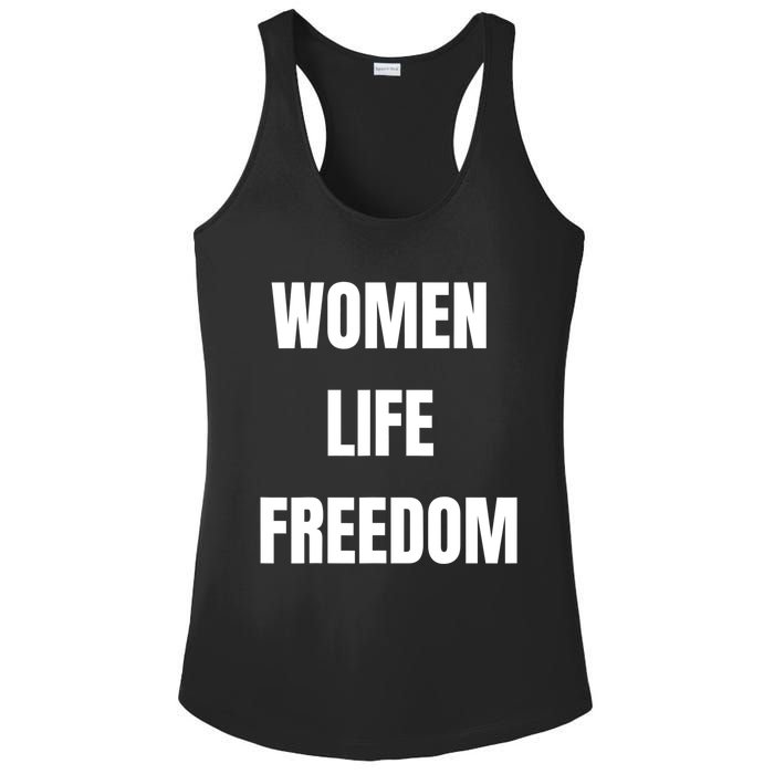 Women Life Freedom Stand With Women Of Iran Ladies PosiCharge Competitor Racerback Tank