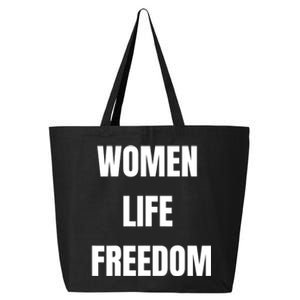 Women Life Freedom Stand With Women Of Iran 25L Jumbo Tote