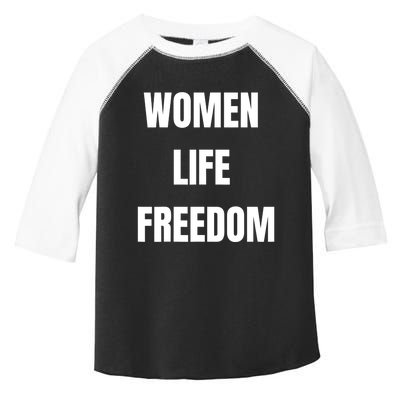 Women Life Freedom Stand With Women Of Iran Toddler Fine Jersey T-Shirt