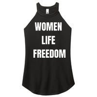 Women Life Freedom Stand With Women Of Iran Women's Perfect Tri Rocker Tank