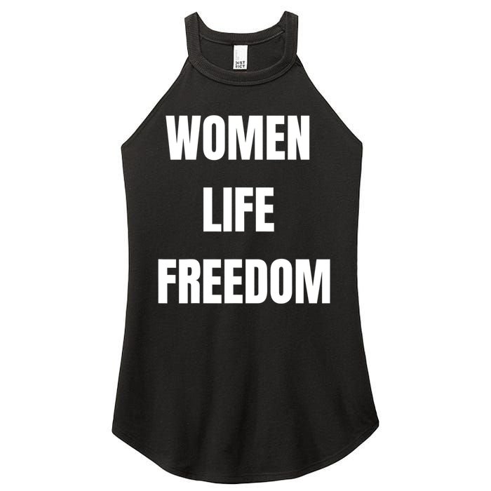 Women Life Freedom Stand With Women Of Iran Women's Perfect Tri Rocker Tank