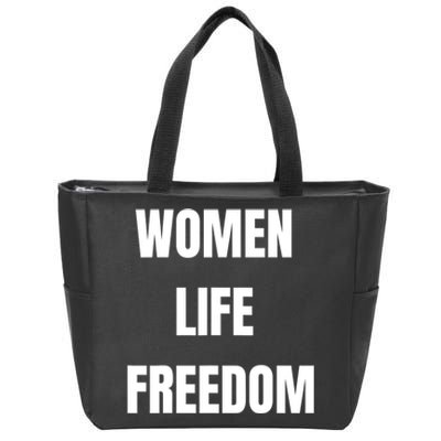 Women Life Freedom Stand With Women Of Iran Zip Tote Bag