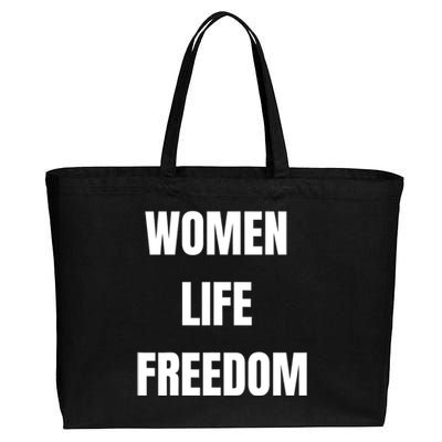 Women Life Freedom Stand With Women Of Iran Cotton Canvas Jumbo Tote