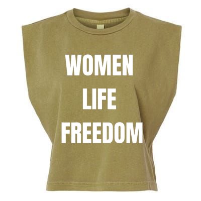 Women Life Freedom Stand With Women Of Iran Garment-Dyed Women's Muscle Tee