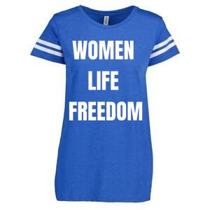 Women Life Freedom Stand With Women Of Iran Enza Ladies Jersey Football T-Shirt