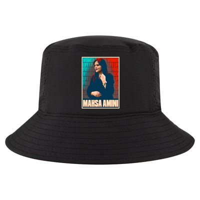 Women Life Freedom Mahsa Amini Vintage Poster Cool Comfort Performance Bucket Hat