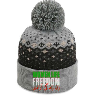 Women Life Freedom Zan Zendegi Azadi Persian Iranian Women The Baniff Cuffed Pom Beanie