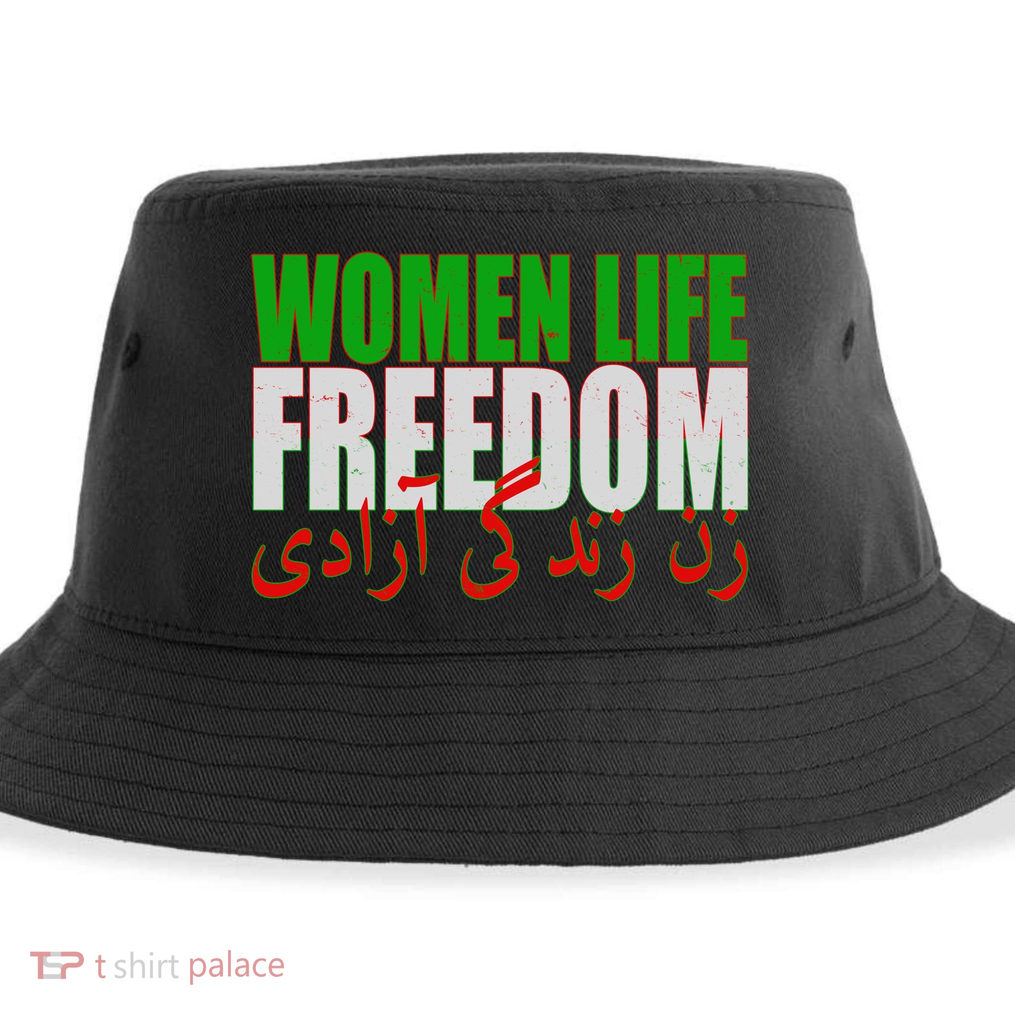 Women Life Freedom Zan Zendegi Azadi Persian Iranian Women Sustainable Bucket Hat