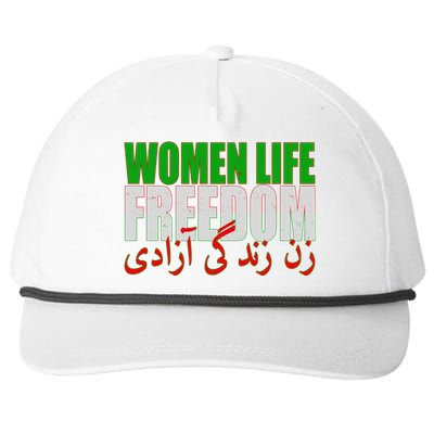 Women Life Freedom Zan Zendegi Azadi Persian Iranian Women Snapback Five-Panel Rope Hat