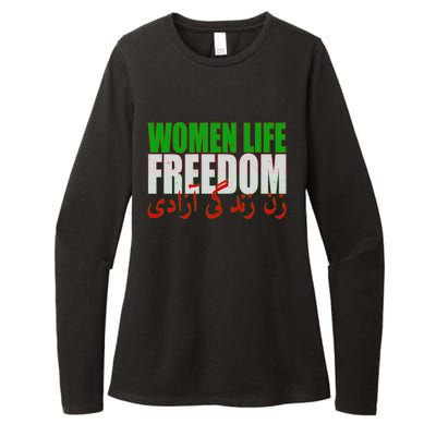 Women Life Freedom Zan Zendegi Azadi Persian Iranian Women Womens CVC Long Sleeve Shirt