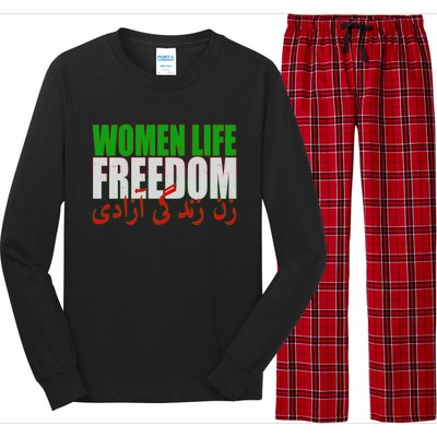 Women Life Freedom Zan Zendegi Azadi Persian Iranian Women Long Sleeve Pajama Set