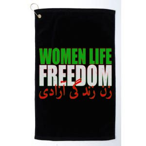 Women Life Freedom Zan Zendegi Azadi Persian Iranian Women Platinum Collection Golf Towel