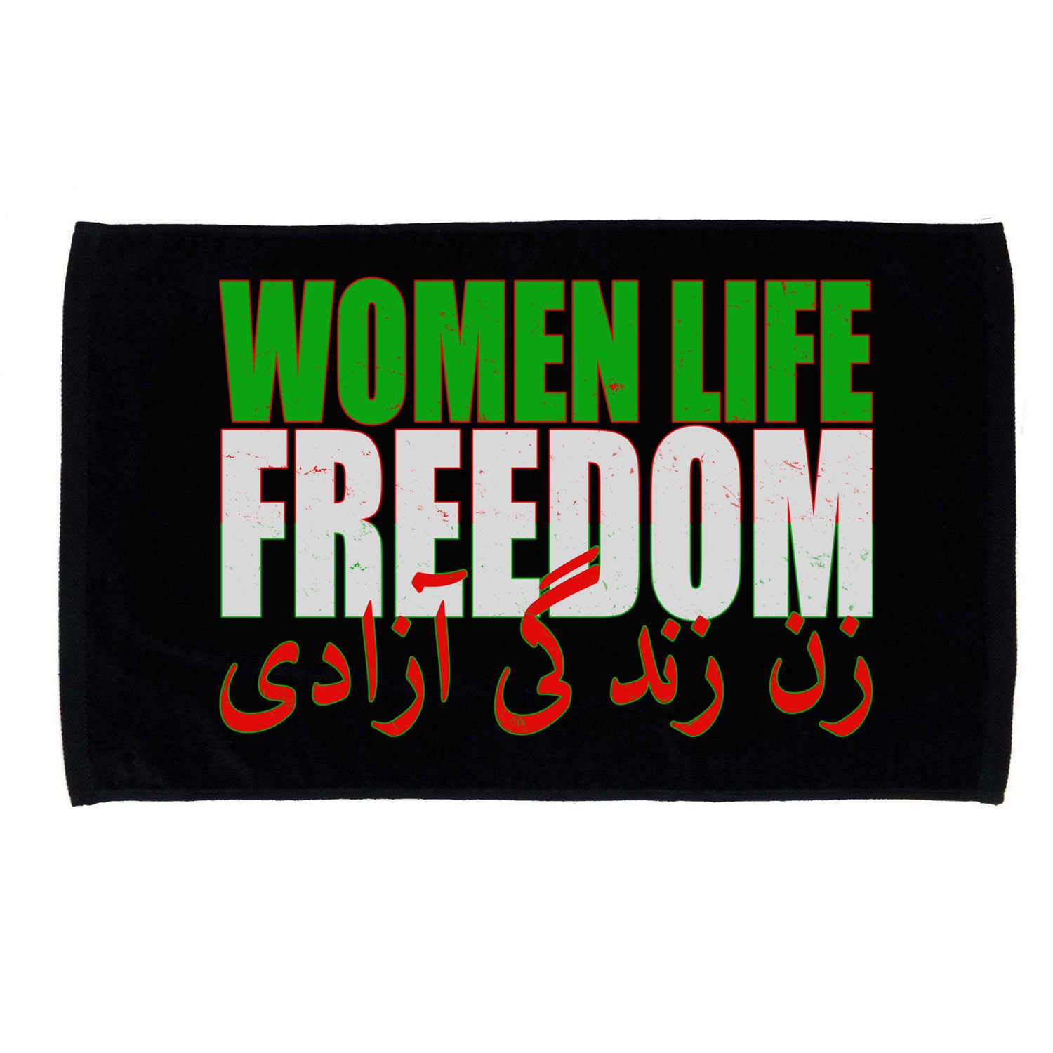 Women Life Freedom Zan Zendegi Azadi Persian Iranian Women Microfiber Hand Towel