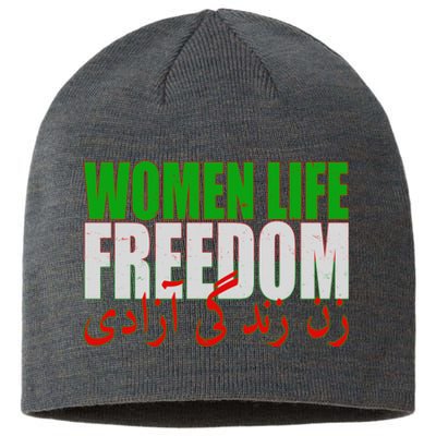 Women Life Freedom Zan Zendegi Azadi Persian Iranian Women Sustainable Beanie