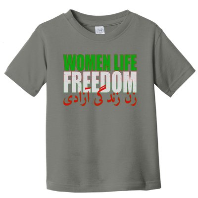 Women Life Freedom Zan Zendegi Azadi Persian Iranian Women Toddler T-Shirt